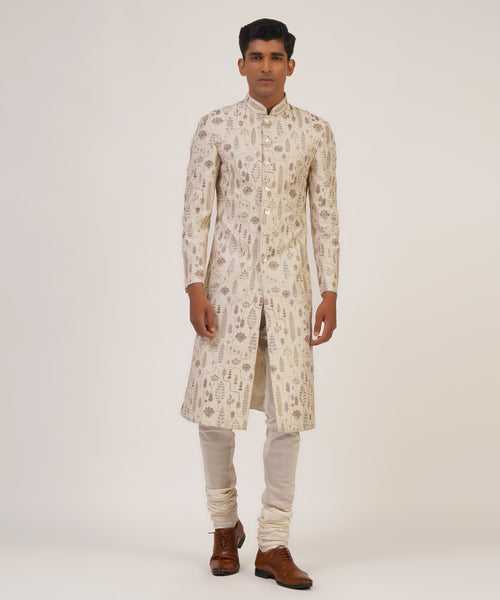 Embroidered Sherwani Set