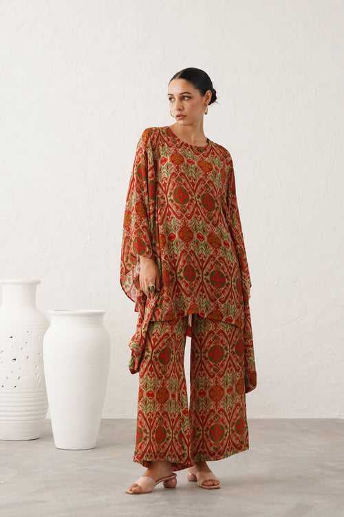 Eyana Printed Crepe Matching Set