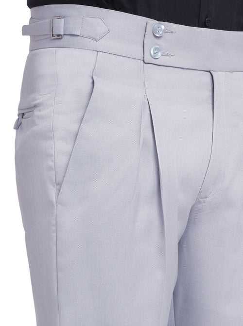 Italian Style Formal Gurkha Pant-Grey