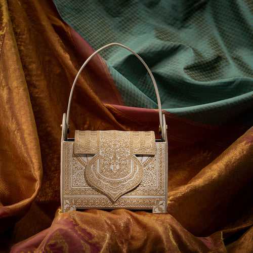 The Naqsh Bag - Champagne Gold