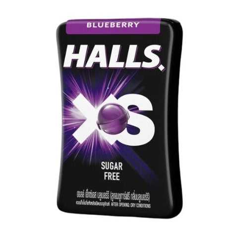 Halls XS Sugar Free -Blueberry Mints Pack