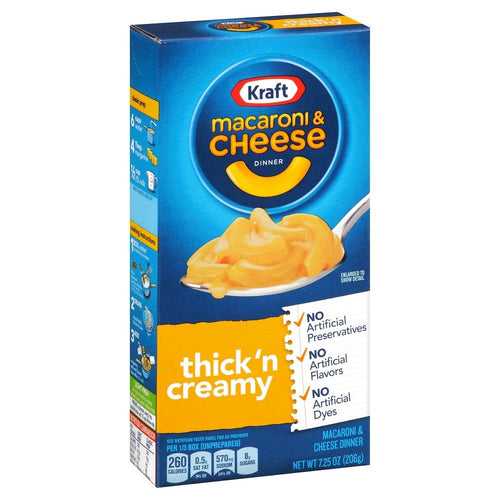 Kraft Macaroni & Cheese Dinner Thick And Creamy
