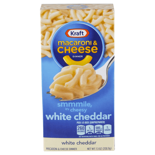 Kraft Macaroni & Cheese Dinner White Cheddar
