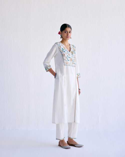 Daisy Kurta Off White