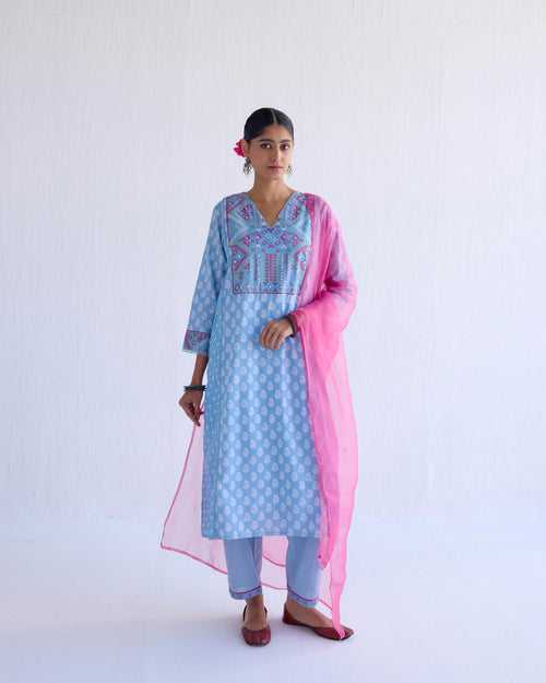 Elena Kurta Sky Blue