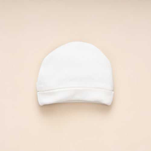Premium cotton cap - White