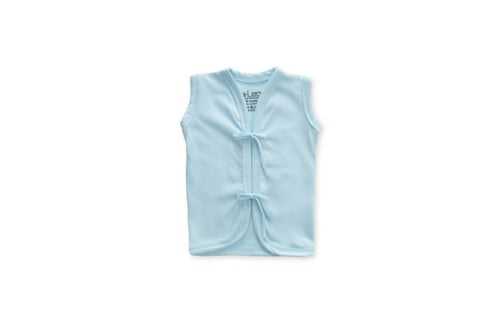 dr.Leo kidswear sleeveless front knot jabala - Baby Blue