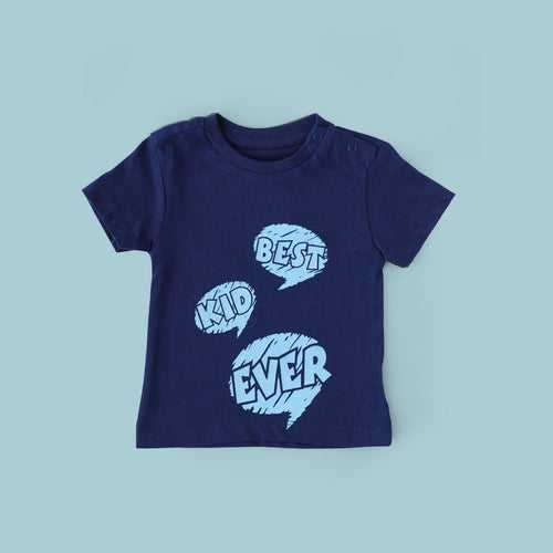drLeo Halfsleeve T shirt Best Kid Ever Print - Royal Blue