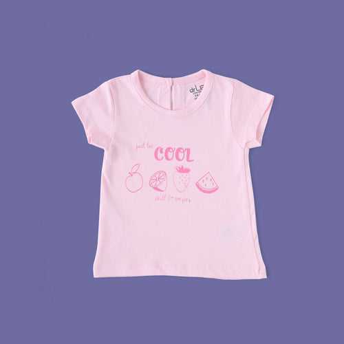 drLeo Halfsleeve T shirt I Love You To The Moon Print -  Pink