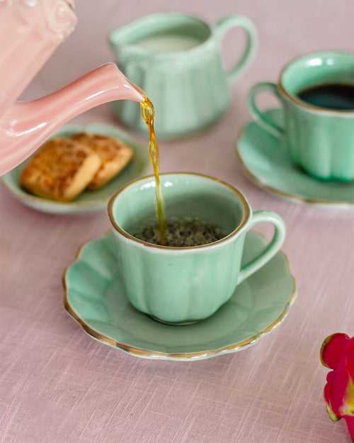 Royal Karenina Teacup & Saucer - Set of 2