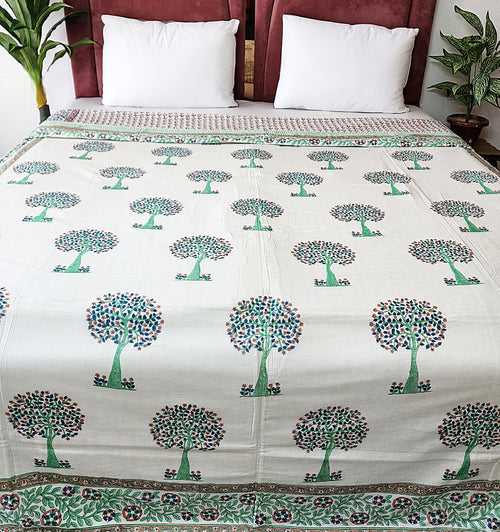 Tree Motif Double Hand Blocked Dohar