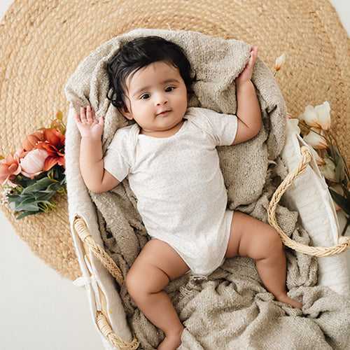 Baby Organic Cotton Bodysuit - Foliage