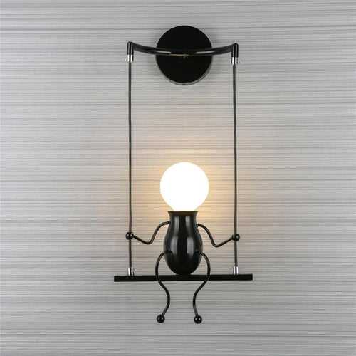 The Stickman Swing Lamp ( Cute Lamp for Bedroom )