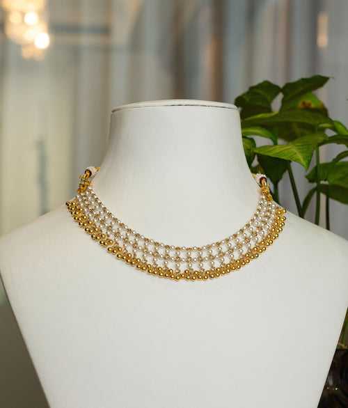 Aarini 22kt Gold Choker Set