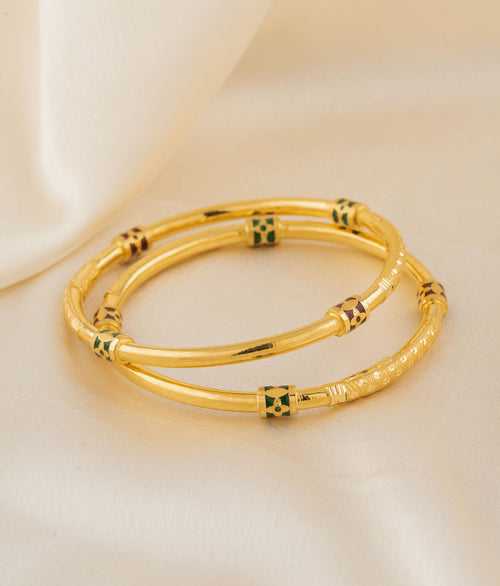 Ameet Gold Bangles (Set of 2)