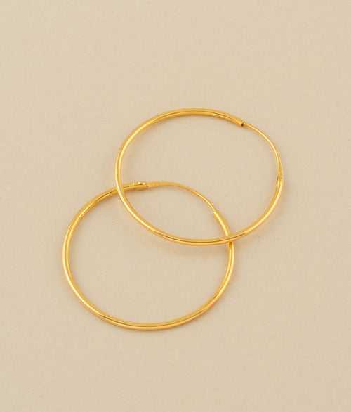 Laila Gold Hoops (Small)