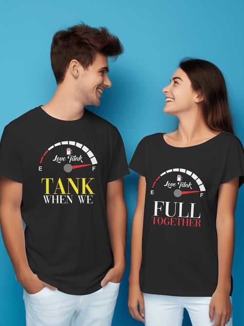 Love tank when we together twinning pair of T-shirts