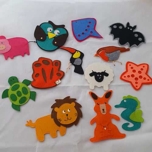 Magnetic Animal Set - Air, Land & Water Animals