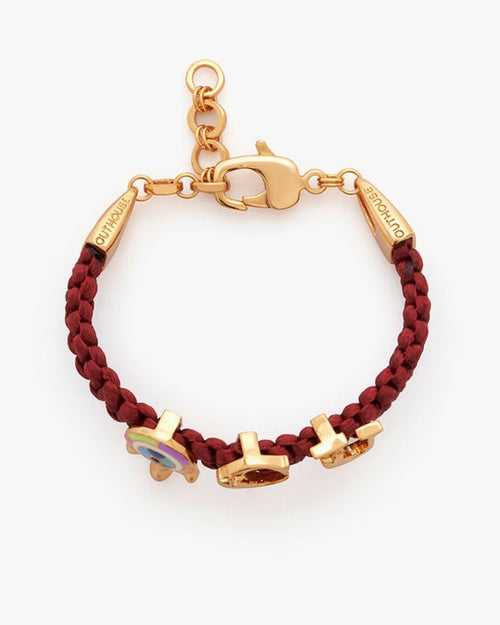 Love Links Bracelet in Tan Brown