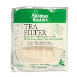 Unbleached Cotton Tea Filter (Tea Sock ) - Size L from Agatha's Bester