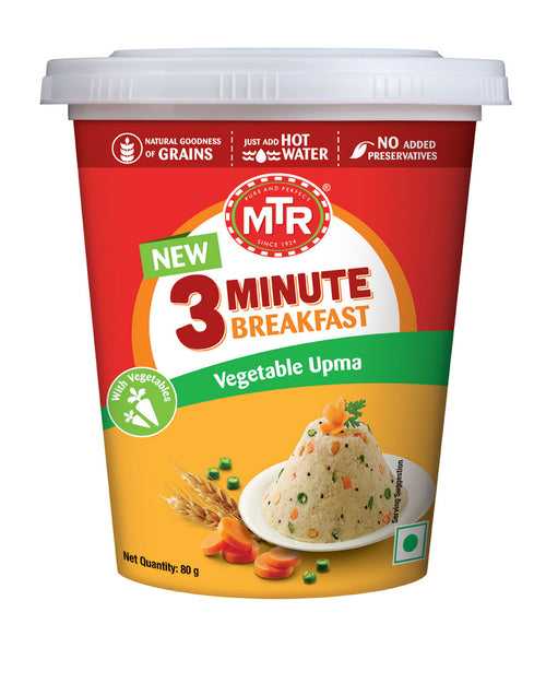 MTR 3 Minute Vegetable Upma Cup  80g