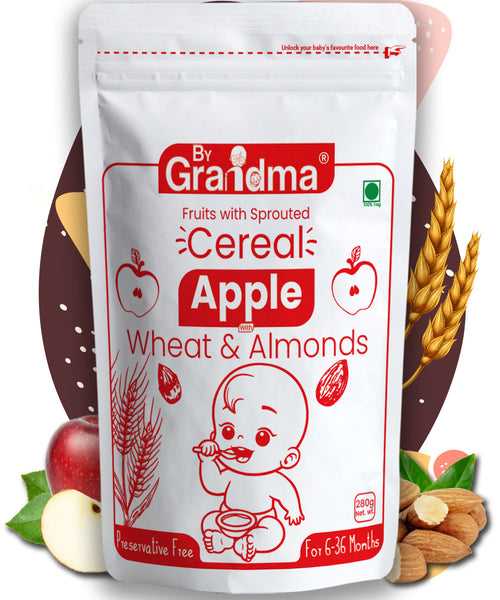 Wheat and Apple with Almonds Porridge Mix