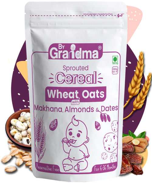 Wheat, Oats Makhana, Dates and Almond Porridge Mix