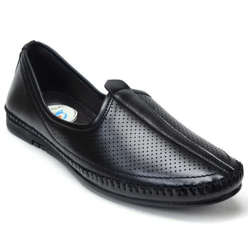 Kolapuri Centre Men's Ethnic Occasual Black Jutti Shoe