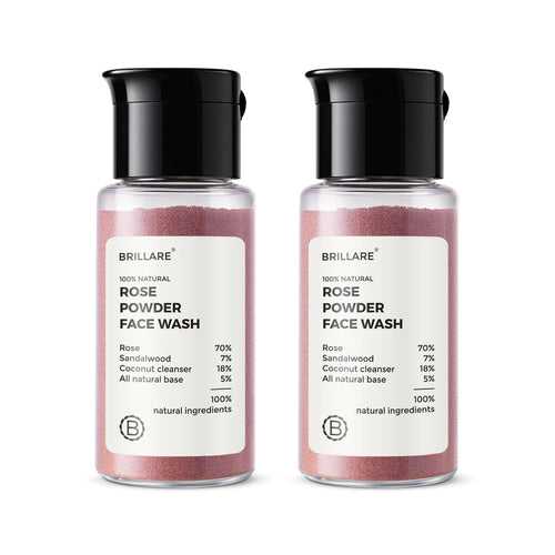 Rose Powder Face Wash Combo For youthful Skin