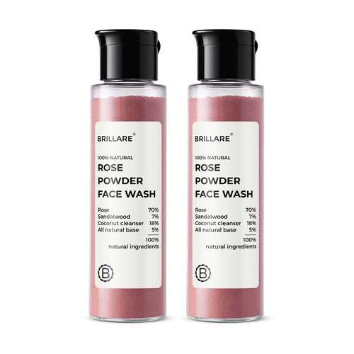Rose Powder Face Wash Combo For youthful Skin 30g