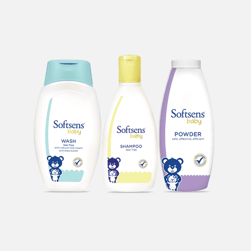 Softsens Baby 3 Step Bath & Skin Combo