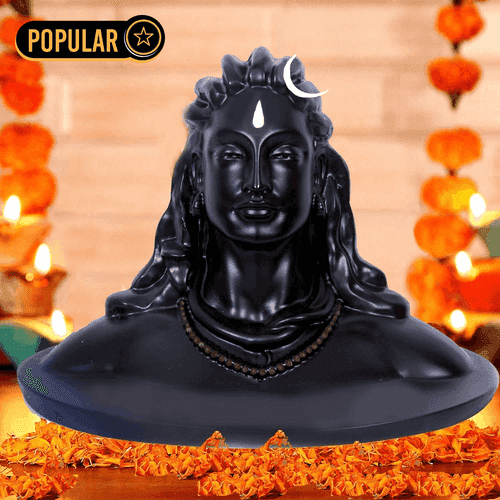 Adiyogi Shiva Statue for Car Dashboard, Pooja & Gift, Mahadev Murti