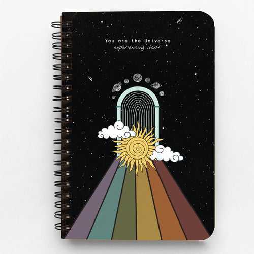Door to Universe: Spiral Notebook (A5 / Plain)