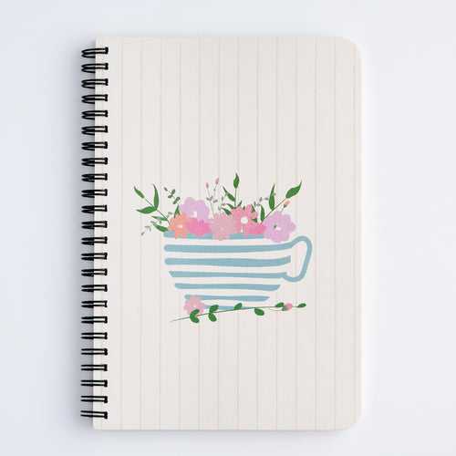 Teacup: Spiral Notebook (A5 / Plain)
