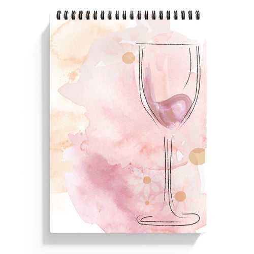 Watercolour Book 300 GSM -Wine Glass