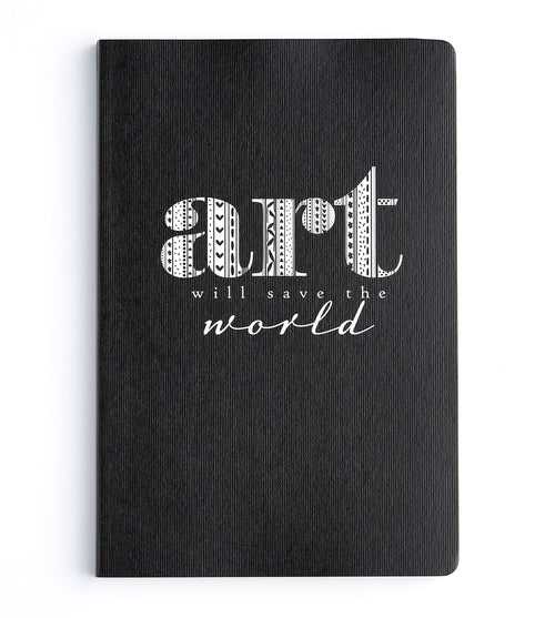 Art will Save the World: All-Purpose Notebook (A5/100GSM)