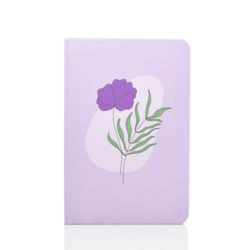 Violet Bloom - Designer Hard Cover Notebooks
