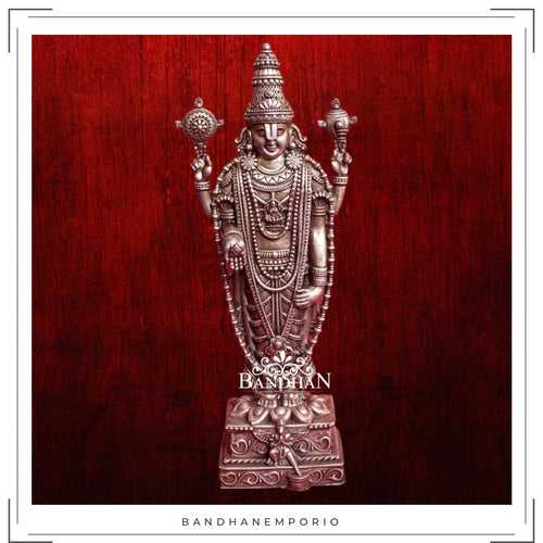 Pure 92.5 Silver Lord Balaji Idol (Please confirm price with us before purchase)