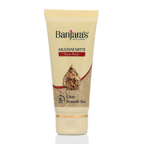 Banjara's Multani Mitti Face Pack - 50g (Tube)