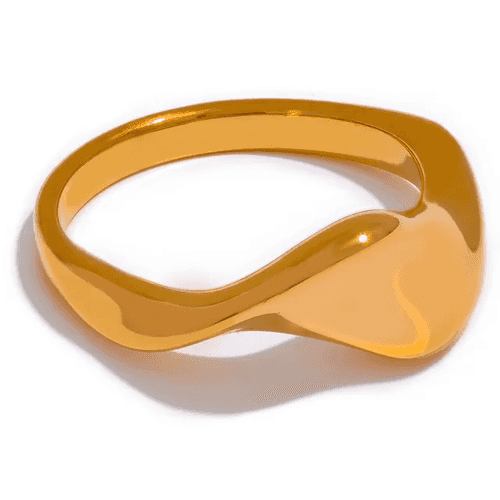 Castor Twisted Ring - 18K Gold Coated