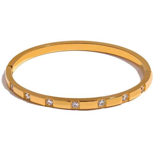 Della Bracelet Cuff - 18K Gold Coated
