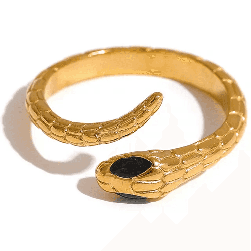 Helia Serpent Ring - 18K Gold Coated