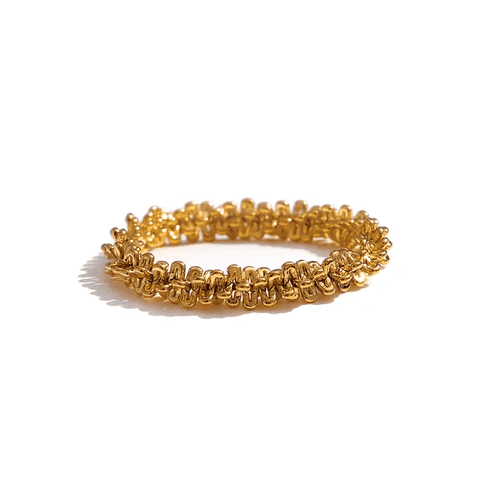Carina Flexi Chain Ring - 18K Gold Coated