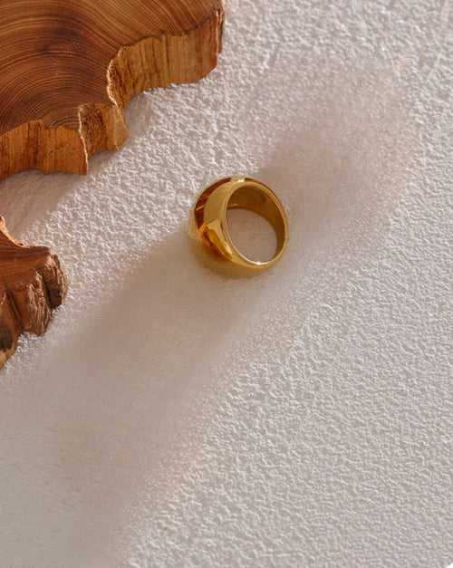 Astra Statement Ring - 18K Gold Coated