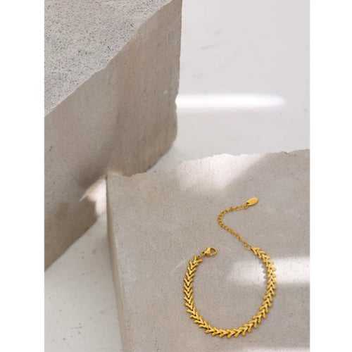 Thea Chain Bracelet - 18K Gold Coated