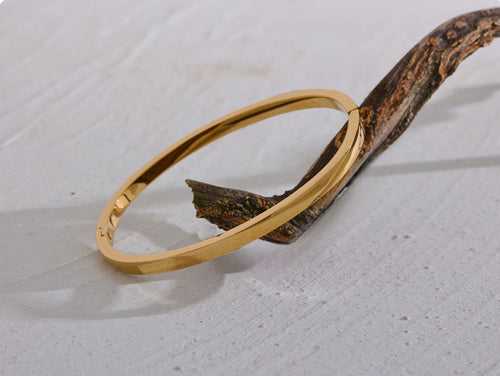 Malin Slim Bracelet - 18K Gold Coated
