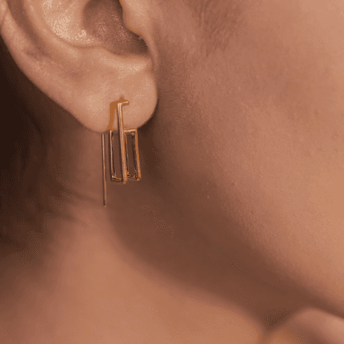 Maze Drops -  24K Gold Coated