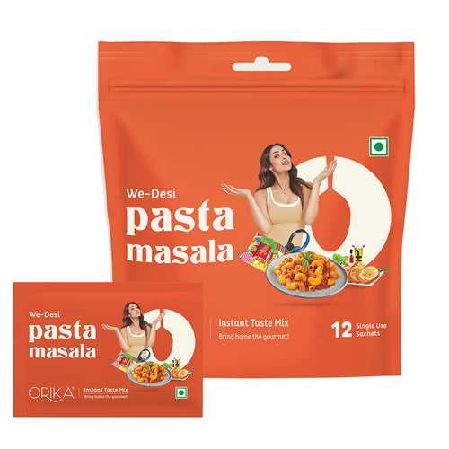 We-Desi Pasta Masala, All in One Masala, 12 single use sachets