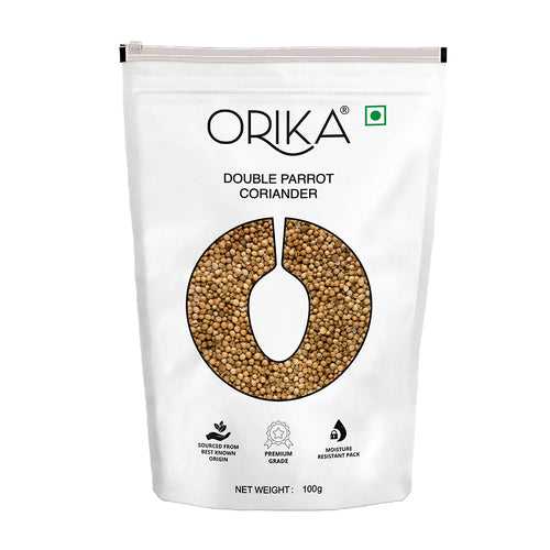 Orika's 'Double Parrot' Coriander Whole, 100g