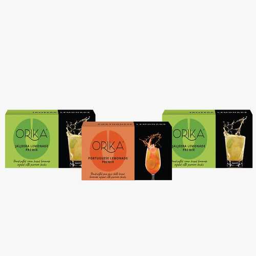 Herbilicious Lemonade Combo ( Jaljeera Lemonade (Pack of 2) + Portuguese Lemonade (Pack of 1))